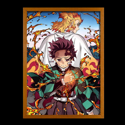Tanjiro and Rengoku Set Your Heart Ablaze